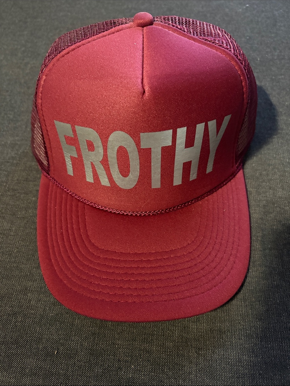 Maroon Trucker Hat